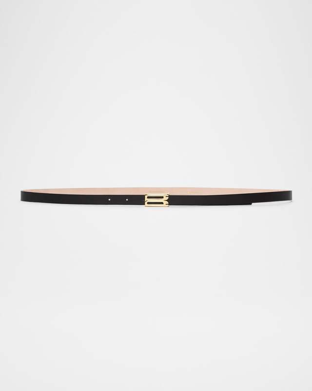 Frame B-Logo Micro Leather Belt